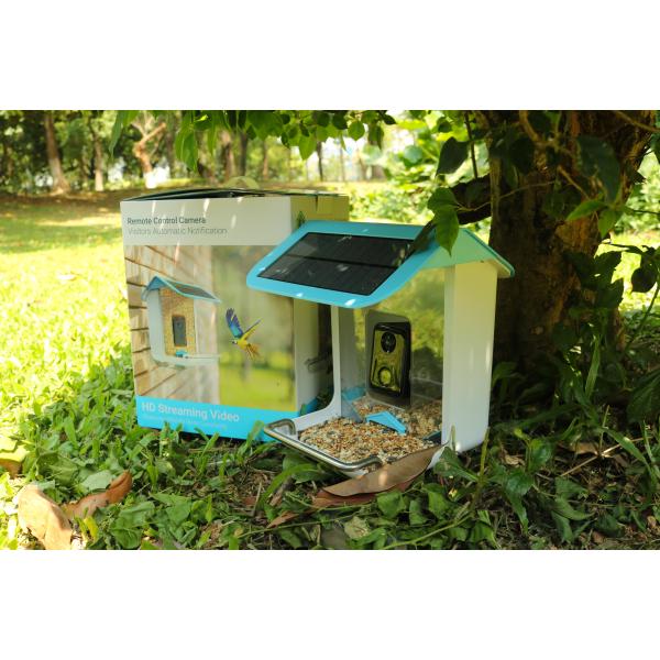 135 Degrees Bird Buddy Feeder Camera Quadrate Shape Solar Powered