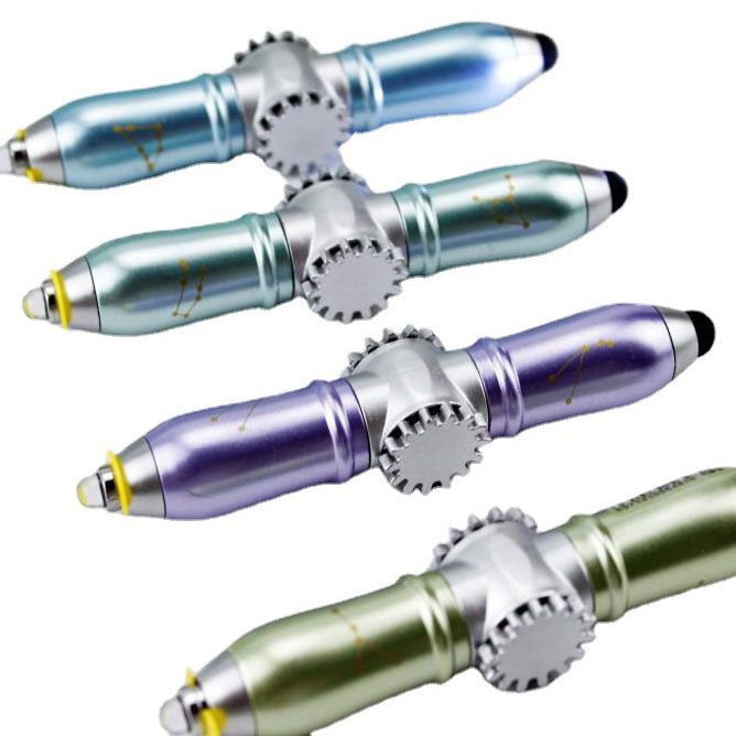 Cartoon Cute Creative Fingertip Gyro Pen Release Pressure Toys Fingertips Hand Spinner