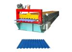 Color Steel Trapezoidal Sheet Roll Forming Machine , Wall Panel Roll Forming