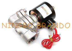 China 2S160-15 SUW-15 1/2'' Inch Normally Closed Stainless Steel Solenoid Valve on sale