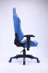 Blue Ergonomic Gaming Swivel Chairs 0.169CBM Revolving Chair Back Support