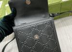Leather Crafted Handheld Strap Bag Zipper Open Single Strap Tote 18cm Length