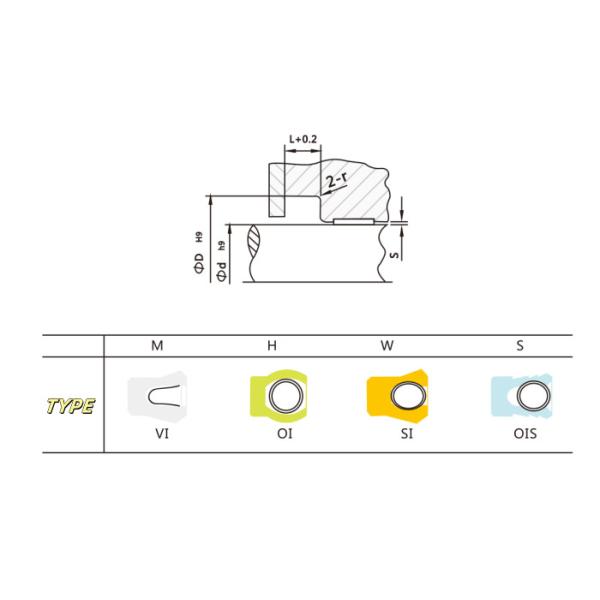 PTFE PEEK Spring Energized Seals Ultra Low Temp Petrochemical Semiconductor Seals