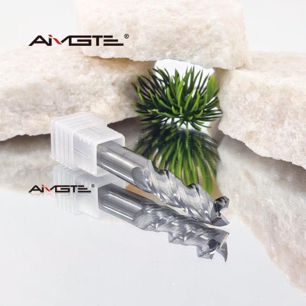 Aluminum Specific 3 Flute U Groove Carbide End Mill 30° Helix Angle for High Speed Machining