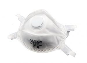 China White Color Valved Respirator Mask , N95 Respirator With Exhalation Valve on sale