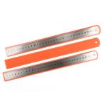 Heavy Duty 12 Inch Stainless Steel Ruler Non Bendable Silver Color