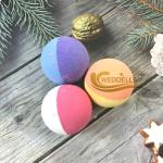 Shrinking Wrap Custom Bath Bombs With Logo Label With Coconut Essential Oil