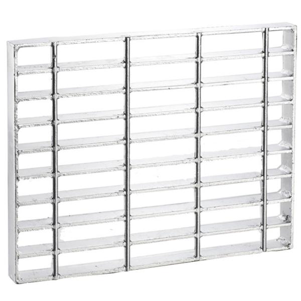 Outdoor Metal Drain Cover Q235 Grating Serrated Galvanized