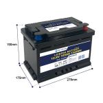 RV Caravan Lithium Battery 12V 105AH Solar Storage With BT And Internal Heating
