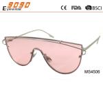 2017 fashion metal sunglasses with 100% UV protection lens, suitable for men and