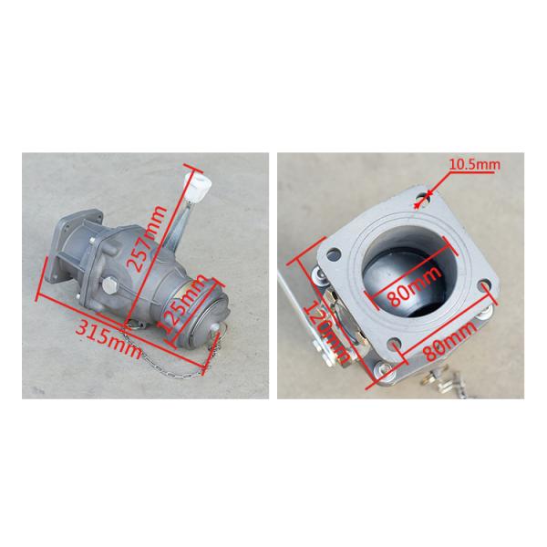 OEM Supported Italy Style Aluminum Alloy API Discharge Valve for Tanker Truck -20℃ - 70℃ Customizable