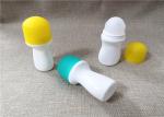 Personal Care PET Plastic Spray Bottles Roll On Sealing Type White Body