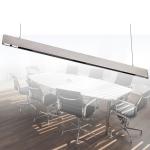 SMD Industrial Office Decorative 1100mm 240V White Linear Pendant Light