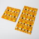 Safe Gold Paper Napkin Crazy Pumpkin Ghost Design Halloween Theme Party Supplies