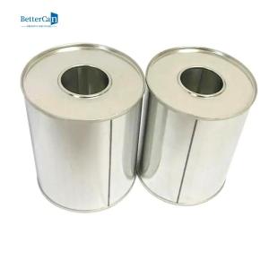 Wholesale Metal Tin Container Manufacturers 500ml Paint Tins With Pull Cap from china suppliers