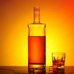 750ml 500ml Glass Bottle for Vodka Spirit Gin Rum XO Brandy Liquor Clear Base