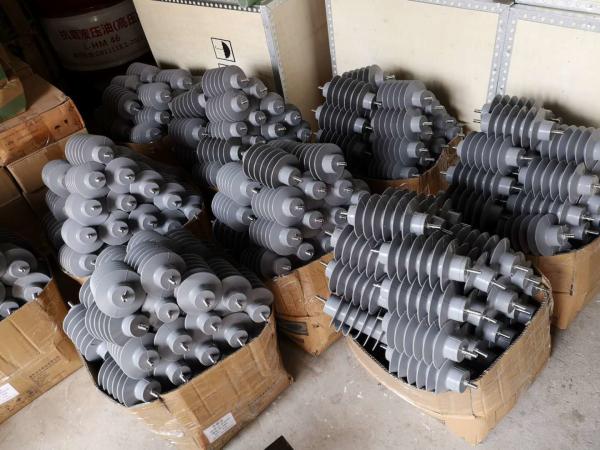 11kv 15 Kv Gapless Lightning Arrester / Electrical Surge Arrester In Transmissio