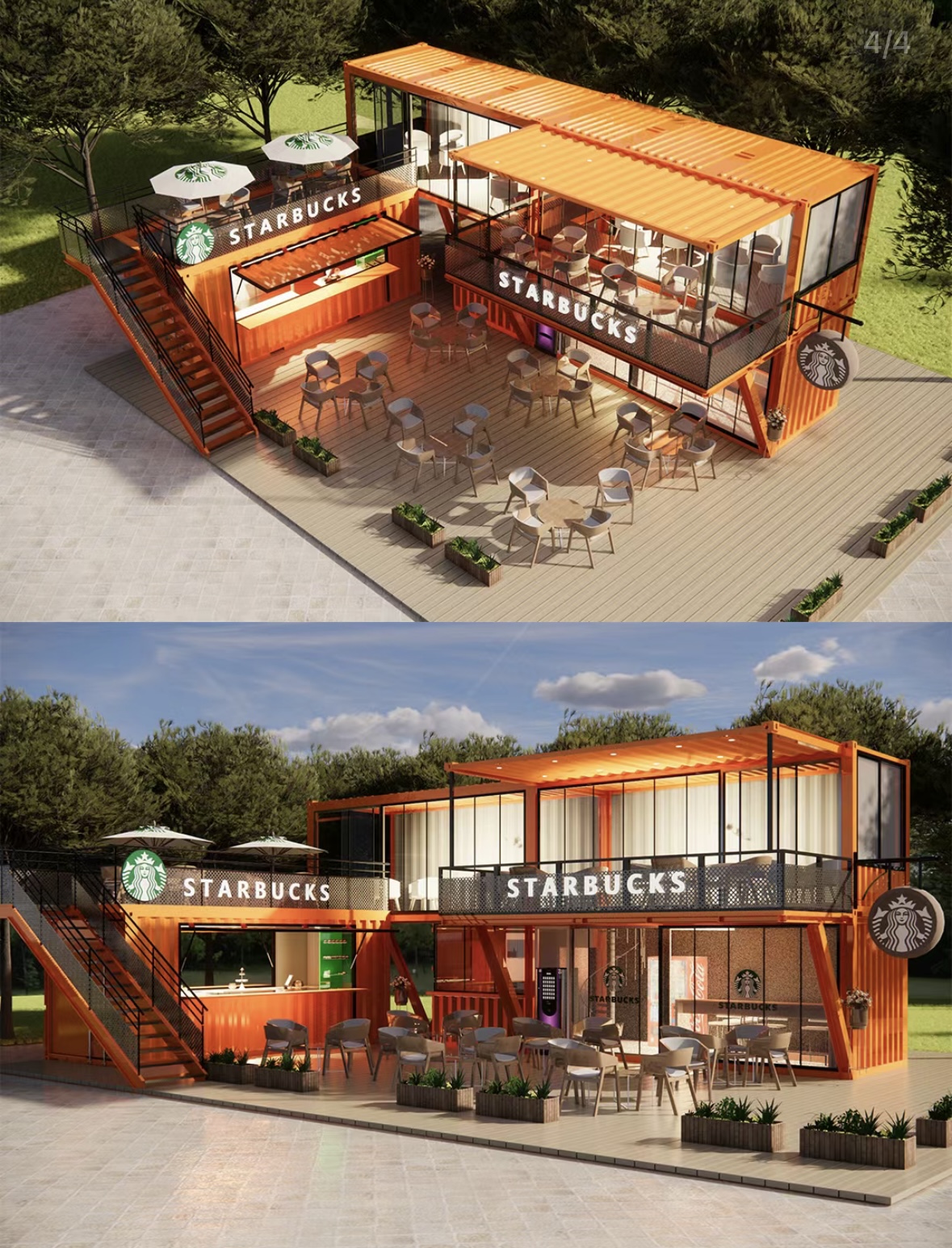 Detachable Prefab Container Office Houses Hotel Garden Living Container House