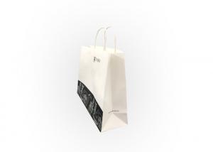 Wholesale White Eco Paper Packaging / Large Paper Shopping Bags With Handles from china suppliers