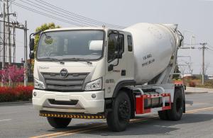 Wholesale Mini Concrete Mixer Truck Foton ES5 White Color 4m³ Mixing Tanker 4*2 Drive Mode from china suppliers