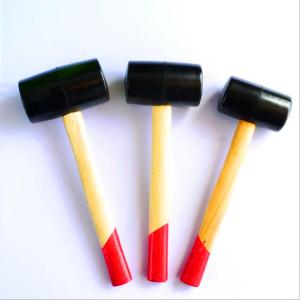 Wholesale Black Color Rubber Mallet/Rubber hammer (RHA-2) with wooden handle and good price from china suppliers