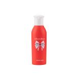 Red Frosted Toner Serum 200ml PET Packaging Bottle With Flower Cap