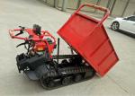 Little Tracked Power Barrow , Small Tracked Dumpers 300KG Load Capacity With