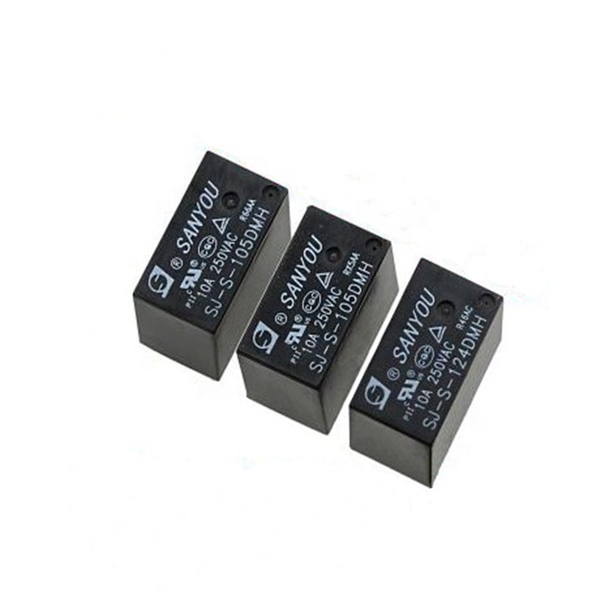 Hot selling relays SJ-S-105DMH SJ-S-112DMH SJ-S-124DMH 4pin DIP original