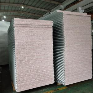 Wholesale 25kg waterproof modified eps sandwich wall panels 1150-50-0.376mm for prefab house from china suppliers