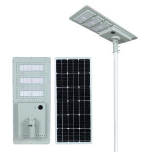 Wholesale Integrated Ip65 Smart Motion Senor Waterproof Aluminium 60W All in One Solar Led Street Light from china suppliers