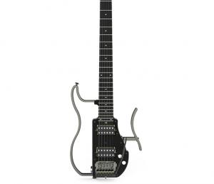 China Unique Design Patented Grand Headless Foldable Travel Guitar with Double Humbuckers and Headphone Amplifier on sale