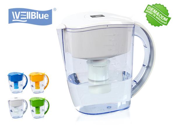 Professional Antioxidant Alkaline Water Pitcher , Active Carbon Mineral Water
