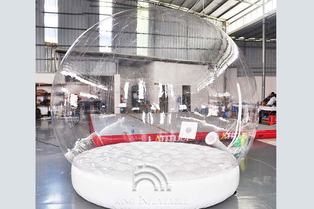 Christmas Inflatable Snow Globe Tent Xmas Decorations Commercial Outdoor Christmas Advertising