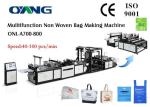 Ultrasonic Sealing Non Woven Bags Manufacturing Machine For D Cut / T Shirt /
