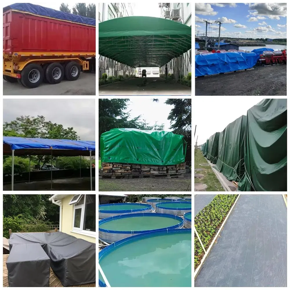 100% Waterproof High Density Virgin Polyethylene Fabric Polyethylene Material Plastic Tarpaulin Tarps Roll