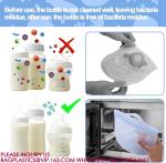 Microwave Steam Bags Bottles Reusable Silicone Microwave Steam Bags For Baby