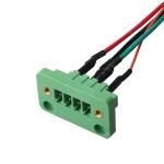 DFK-MC JL15CDGV-3.81 4Pin To MX1.25-12Pin And UL Lobel Through-the-wall Terminal