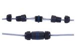 2 Pack Waterproof RJ45 Connector IP68 Cat6/Cat5E/Cat5 Shielded For Outdoor