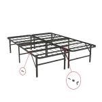 Customized Logo Heavy Duty Full Size Metal Mesh Frame Bed for School or Hotel