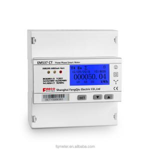 Wholesale Modbus RTU Three Phase CT Connected Din Rail Energy Meter 3*230/400V 1.5 6 A Class1.0 from china suppliers