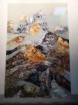 Birds Image Digital Print Enameled 8mm Coloured Glass Panels