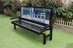 Commercial Customized Outdoor Furniture Bench Seat For Advertising