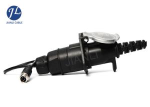 Wholesale Waterproof Spiral Electrical Wire 7 Pin , Coiled Extension Cord For Vehicle Backup Camera from china suppliers