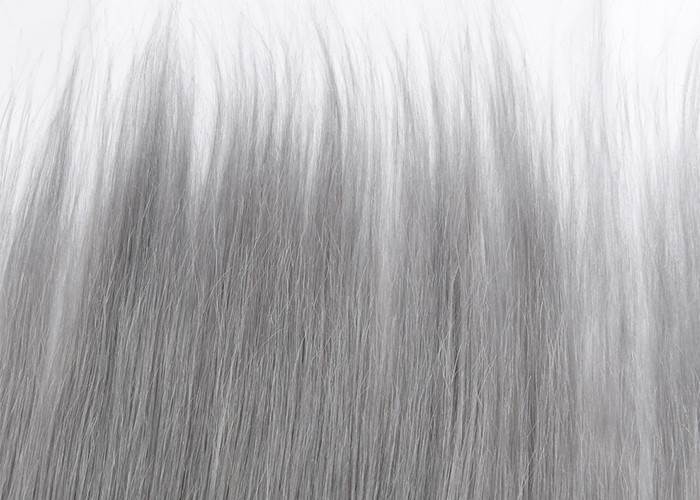Silver Grey Swiss Lace Human Hair Lace Closure With 130% Density