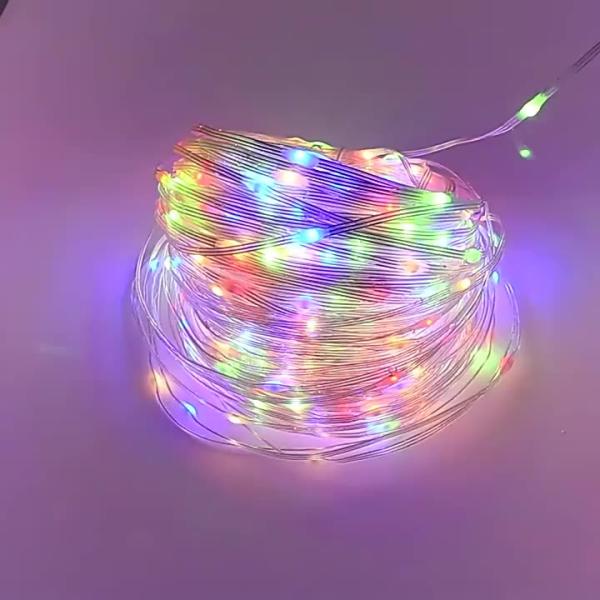 New LED Strip Lights Garden Holiday Decor Waterproof Outdoor Light String 20M