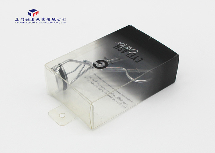 Clear Plastic Box Hang Strip On Top Pack Eyelash Custom Printed Plastic Boxes