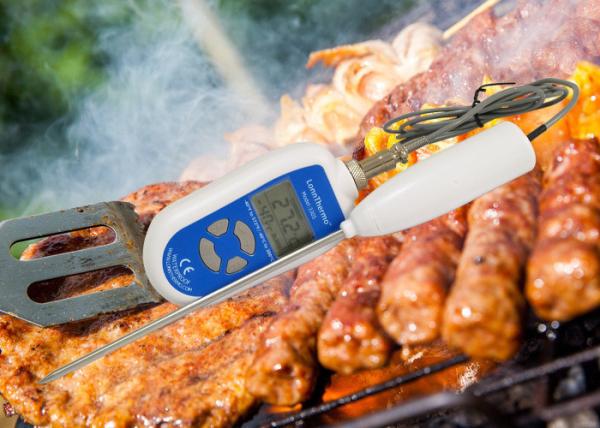 Waterproof Fast Read Digital Thermometer High Temperature Alarm For Food