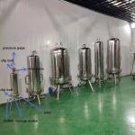 China Stainless Steel 304/316 Micro Cartridge Filter Housing Rum Plum Fruit