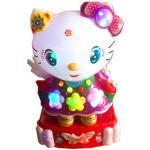Hello Kitty Cat Shape Kiddie Ride Machines / Kids Amusement Rides