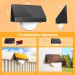 Solar LED Fence Light – Waterproof RGB Outdoor Lighting